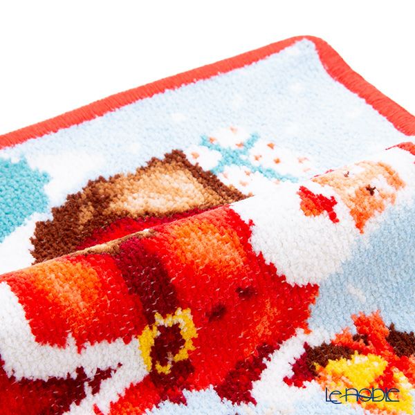 フェイラー ハンドタオル （ハンカチ） サンタとトナカイ レッド ウインター2024 レッド クリスマス 25×25cm