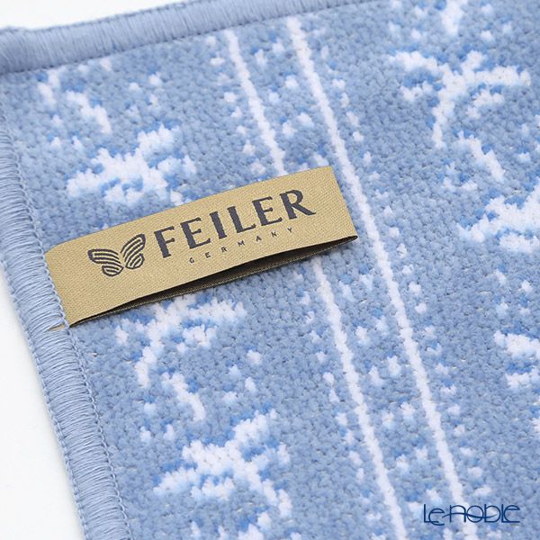 フェイラー ハンドタオル（ハンカチ） ディアンドルローズ ブルー 25×25cm