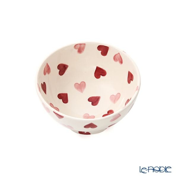 エマ・ブリッジウォーター ピンクハーツ 脚付フレンチボウル 13.5cm