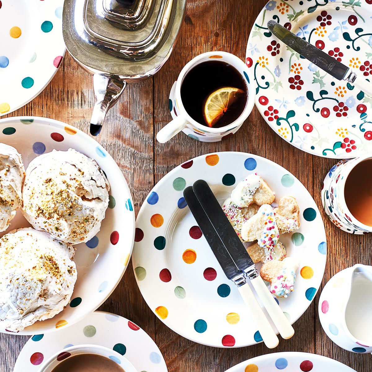 エマ・ブリッジウォーター ポルカドット プレート 21cm