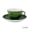 ジノリ1735／リチャード ジノリ（GINORI 1735／Richard Ginori） オリエンテイタリアーノ ティーカップ＆ソーサー マラキーテ／孔雀石 240ml／15cm