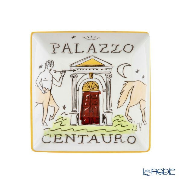 ジノリ1735／リチャード ジノリ（GINORI 1735／Richard Ginori）プロフーミ ルキーノ スクエアトレイ 13.5cm パラッツォ チェンタウロ イタリア