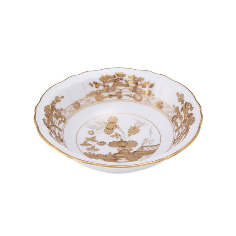 ジノリ1735／リチャード ジノリ オリエンテイタリアーノ アウルム フルーツソーサー ゴールド 15cm