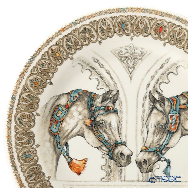 ジアン（Gien）シュヴォー・デュ・ヴァン デザートプレート22cm 1751ADE350