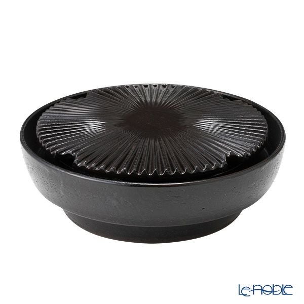 伊賀焼窯元 長谷園 ながたにえん 微煙陶炉／穴あき卓上グリル やきやきさん 小 1～2人用 496-AND-19【直火用】