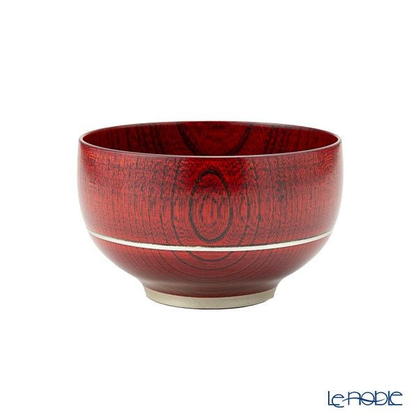 井助 漆器 重なり椀／ボウル 入れ子 3点セット 赤擦り 木製（けやき）／漆塗り NC-FB12-14