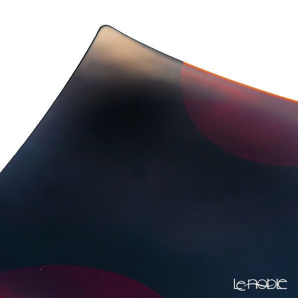 井助 漆器 やよい皿 日月白檀 角皿／中皿 木紛加工品／漆塗り（白檀塗り） 22×22cm MA-613