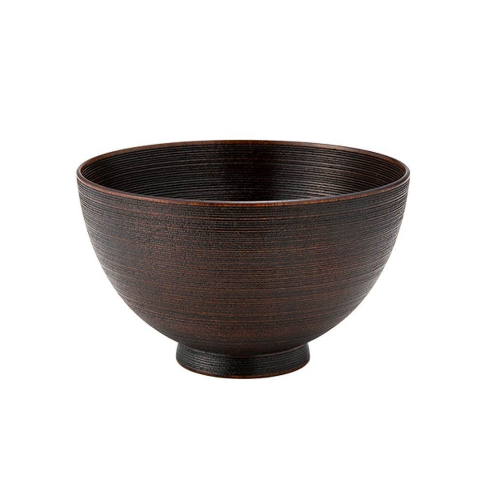 未使用品　漆塗り　食器セット お椀 木製 ペア 津軽塗 大(口12-h7.3-120g) 中(口11-h6.3-80g) 送料