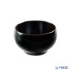井助 ひなこ椀 栃 黒 木製 漆塗り 直径10×高さ6cm 3.3寸 MV-370