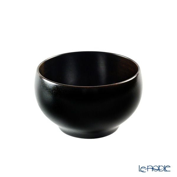 井助 ひなこ椀 栃 黒 木製 漆塗り 直径10×高さ6cm 3.3寸 MV-370