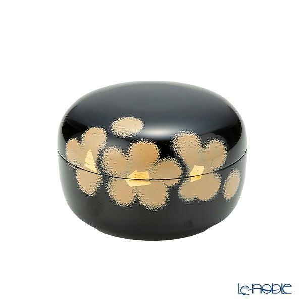 井助 漆器 ボンボニエール／キャンディボックス 紅白華 木紛加工品／漆塗り 12×7cm MA-726