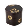 井助 梅型三段重箱 溜内朱 木粉と樹脂の成型品 ウレタン塗り 16×16×H15cm NC-122