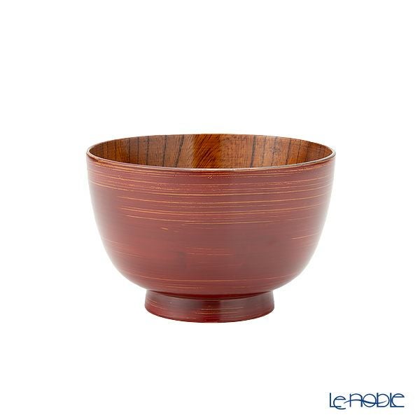 井助 漆器 汁椀 彩八雲 赤 木製（けやき）／漆塗り 11×H7cm NC-FB11-5