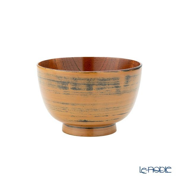 井助 漆器 汁椀 彩八雲 白漆 木製（けやき）／漆塗り 11×H7cm NC-FB11-7