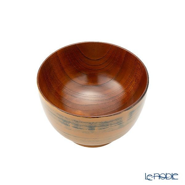 井助 漆器 汁椀 彩八雲 白漆 木製（けやき）／漆塗り 11×H7cm NC-FB11-7