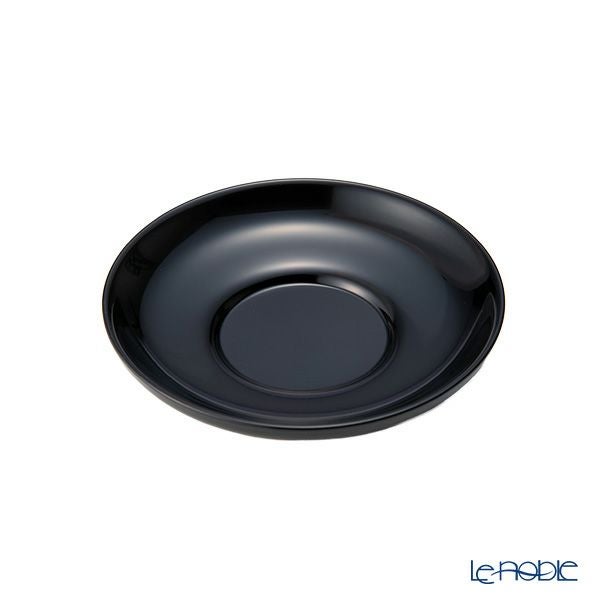 井助 茶托 だるま 黒 5枚セット 直径12×高さ2cm 12-05804