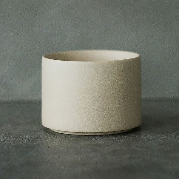 きほんのうつわ リサイクル土カップ（高台付き） 200ml 生成／きなり 滝呂焼