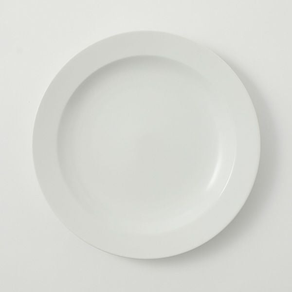 きほんのうつわ 大皿／プレート 24cm 白 滝呂焼