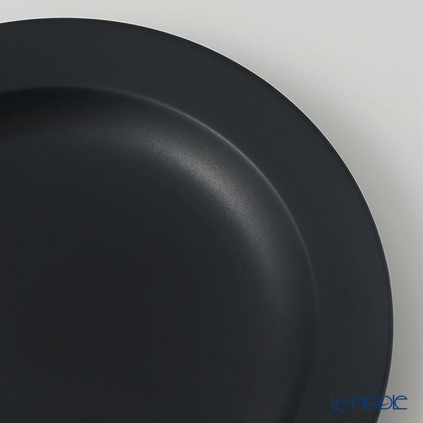 きほんのうつわ 大皿／プレート 24cm 黒 滝呂焼