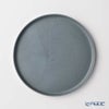 きほんのうつわ 切立プレート（高台付き） 灰 21cm 滝呂焼 ※原料の一部にリサイクル土を利用