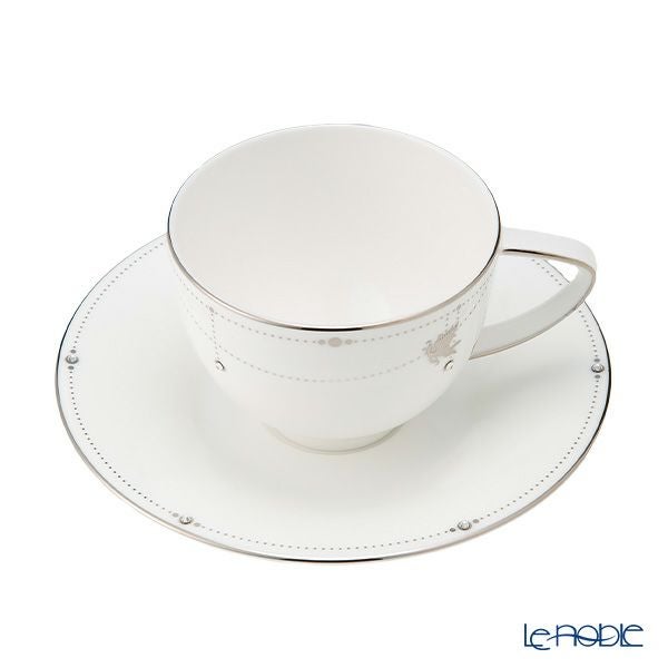 プラウナ ジュエリー スワロフスキーエレメント ベストウィッシュ ティーカップ＆ソーサー 250ml キューピッド
