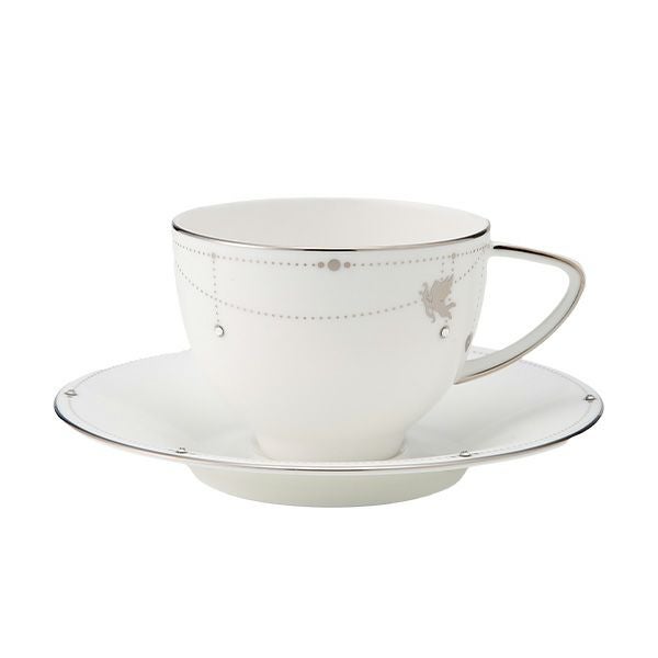 プラウナ ジュエリー スワロフスキーエレメント ベストウィッシュ ティーカップ＆ソーサー 250ml キューピッド