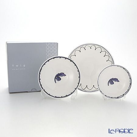 Twig NEW YORK ヘリテージ ブルーバード プレート セット（10.5／13／16cm）