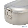 シーガル オーバルランチボックス 弁当箱 ステンレス 16cm（730ml） 【デザートカップ付】