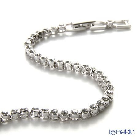 スワロフスキー ブレスレット Imber Emily Tennis ラウンド ホワイト／ロジウム SW1808960