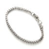 スワロフスキー ブレスレット Imber Emily Tennis ラウンド ホワイト／ロジウム SW1808960