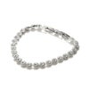 スワロフスキー ブレスレット Una Angelic Tennis ラウンド 小 ホワイト／ロジウム SW5071173