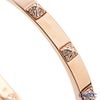 スワロフスキー バングル Dextera ホワイト／ローズゴールド S SW5098834
