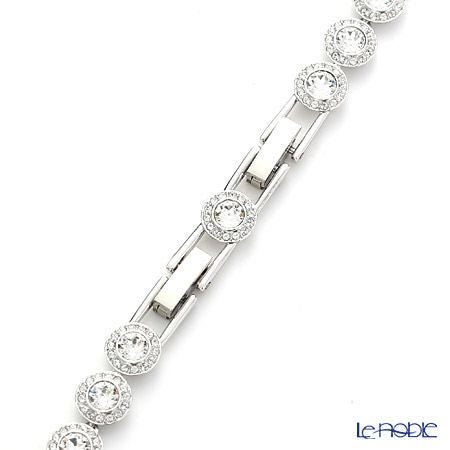 スワロフスキー ネックレス Una Angelic Tennis ラウンド ホワイト／ロジウム SW5117703