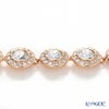 スワロフスキー ブレスレット Una Angelic Tennis ラウンド 中 ホワイト／ローズゴールド SW5240513