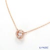 スワロフスキー ネックレス Una ラウンド ホワイト／ローズゴールド SW5272364
