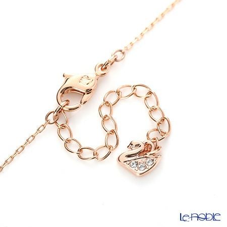 スワロフスキー ネックレス Una ラウンド ホワイト／ローズゴールド SW5272364