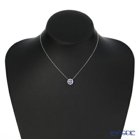 スワロフスキー ネックレス Una ラウンド ブルー／ロジウム SW5279425 17SS