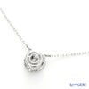 スワロフスキー ネックレス Una ラウンド ホワイト／ロジウム SW5286137