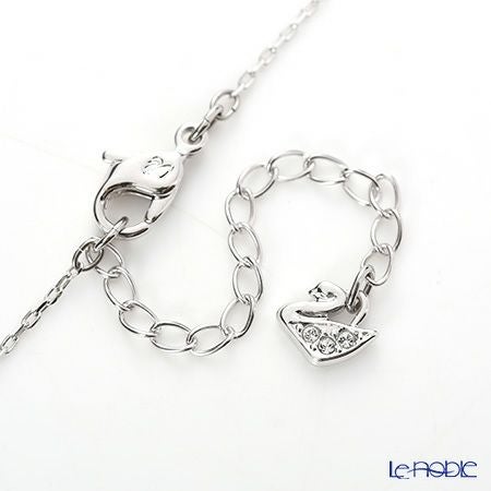 スワロフスキー ネックレス Una ラウンド ホワイト／ロジウム SW5286137