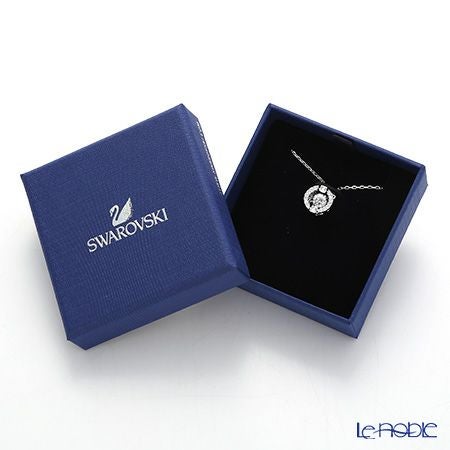 スワロフスキー ネックレス Una ラウンド ホワイト／ロジウム SW5286137