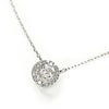 スワロフスキー ネックレス Una ラウンド ホワイト／ロジウム SW5286137