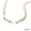 スワロフスキー ネックレス Una Angelic Tennis ラウンド ホワイト／ローズゴールド SW5367845