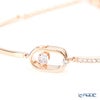 スワロフスキー ブレスレット Una ラウンド楕円形 ホワイト／ローズゴールド SW5472382 19SS