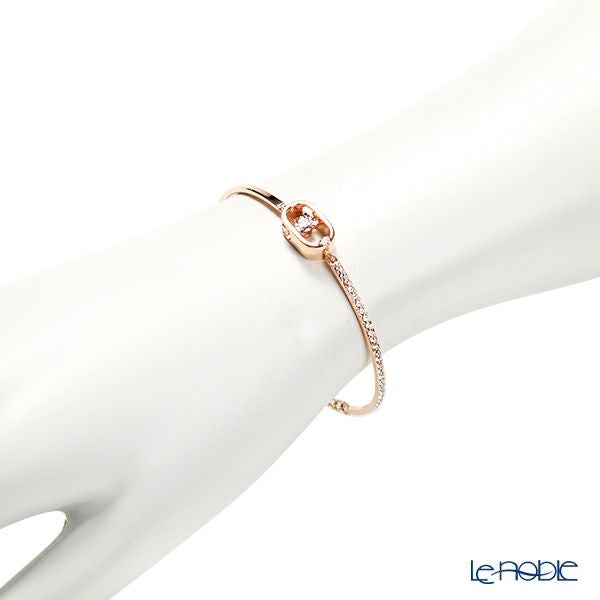 スワロフスキー ブレスレット Una ラウンド楕円形 ホワイト／ローズゴールド SW5472382 19SS