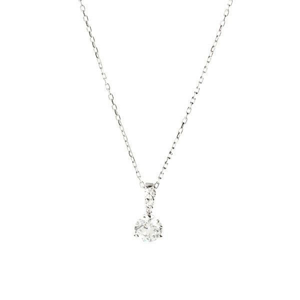 スワロフスキー ペンダント Stilla ラウンド ホワイト／ロジウム SW5472635 19AW