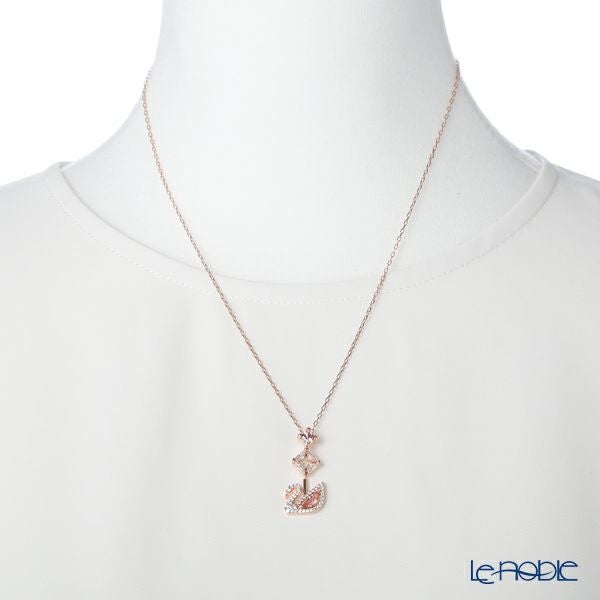 スワロフスキー ペンダント Swan スワン ピンク／ローズゴールド SW5473024 19SS