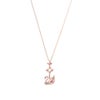スワロフスキー ペンダント Swan スワン ピンク／ローズゴールド SW5473024 19SS