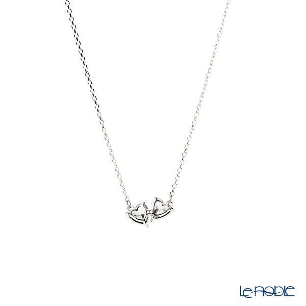 スワロフスキー ネックレス Mesmera ハート ホワイト／ロジウム SW5517117 20SS