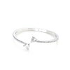 スワロフスキー バングル Mesmera ハート ホワイト／ロジウム Mサイズ SW5518814 20SS