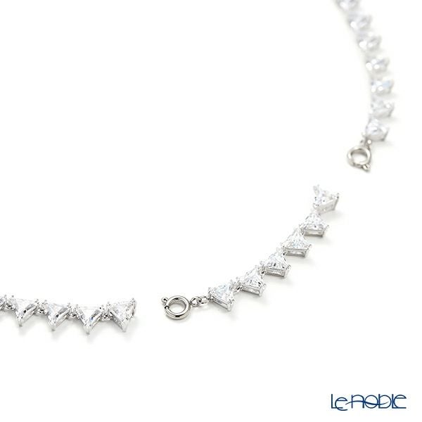 スワロフスキー ネックレス Matrix Tennis トライアングル ホワイト／ロジウム SW5599191 21SS